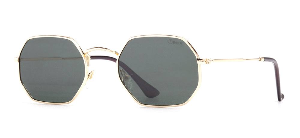 BENX SUNGLASSES Sunglasses Teenage Man,Woman,Unisex Geometrical Full-Rimmed Metal Polarize BXGÜNŞ ITH 8011.52-C.03